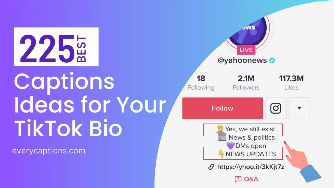Captions Ideas for Your TikTok Bio